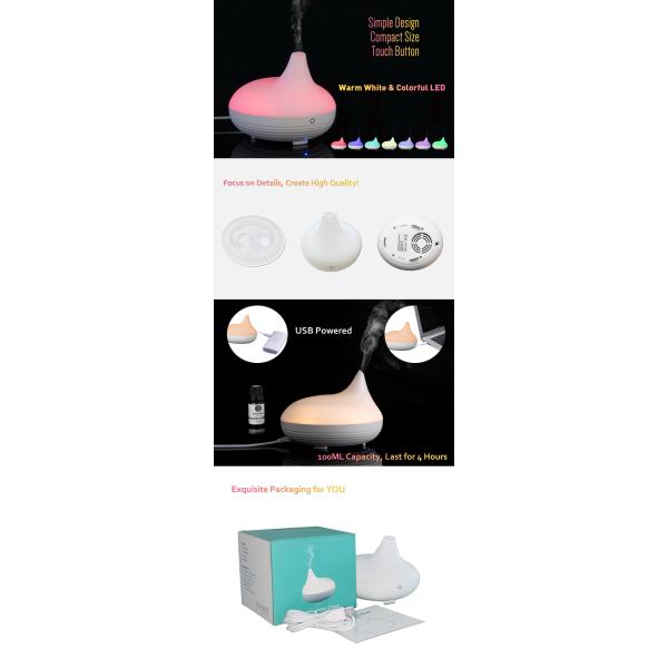 Portable Mini Essential Oil Fragrance Scent Ultrasonic Air Humidifier