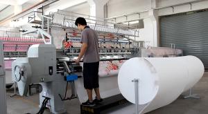 Multifunction High Speed Quilting Machine Easy Operation For Bedspreads Fabric