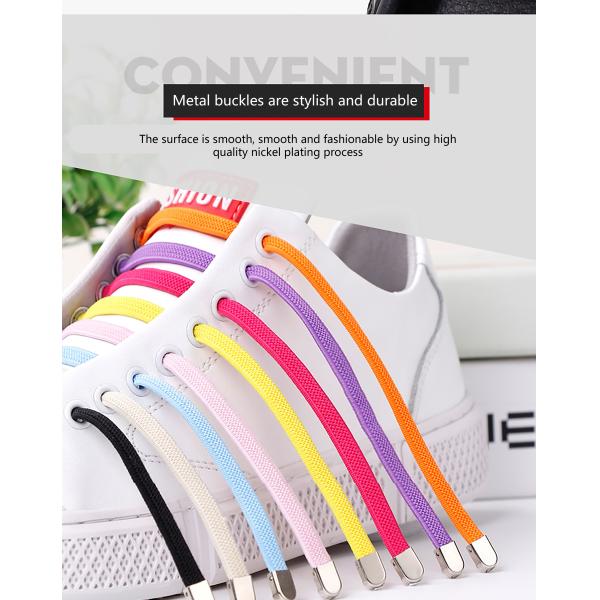 No tie shoelace lazy shoelace dress shoes Adventure Camping Running Fashionable printed funny shoelaces Customied