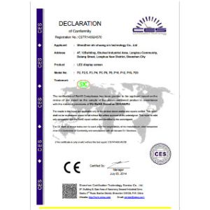 Shenzhen ShiXin Display Technology Co.,Ltd Certifications