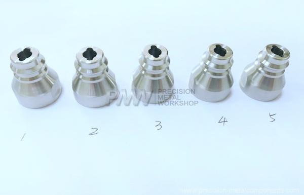 SS316 Stainless steel machined parts with Ra 0.2 surface quality on internal surfaces