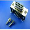 D-SUB 9pin Male Female Connector Strigh Pin With Long Screw Fixed for sale
