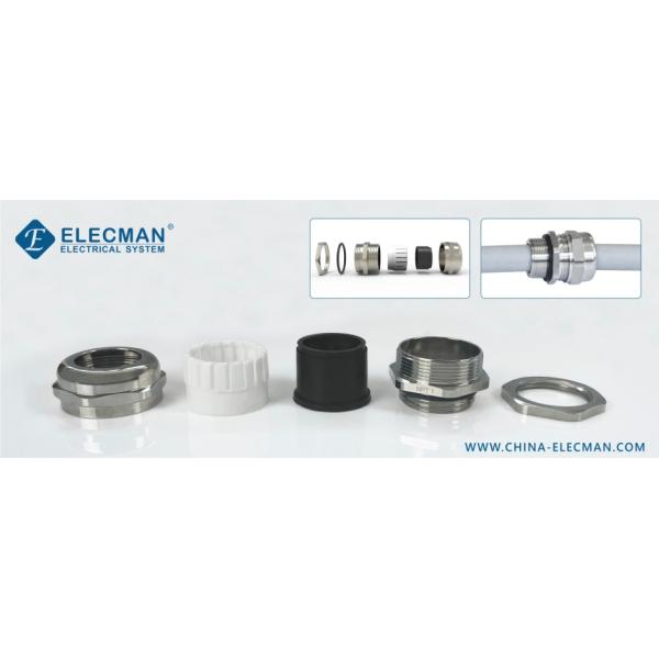 SS304/SS316 Stainless Steel Waterproof Cable Gland Threaded Type