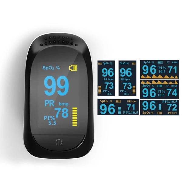 Quality OLED Display A2 Fingertip Pulse Oximeter for sale
