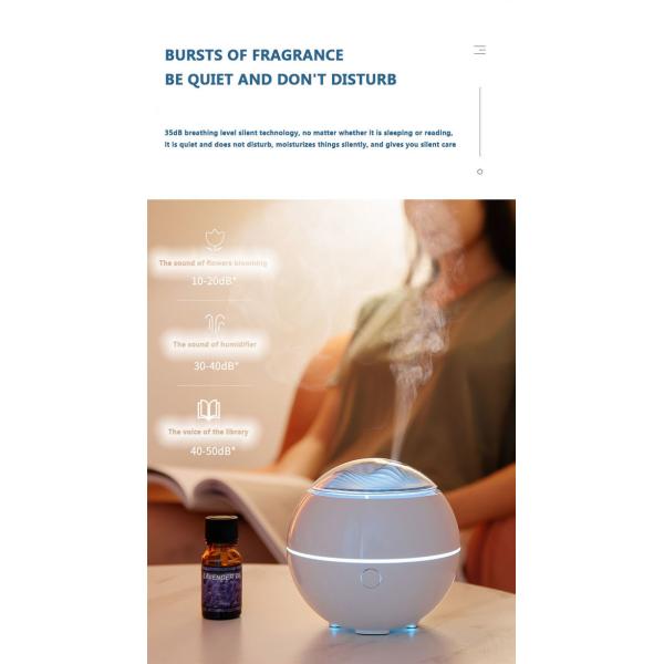 100ML Plastic Aroma Diffuser 7 Color Lights Portable Mini USB Mountain View Diffuser