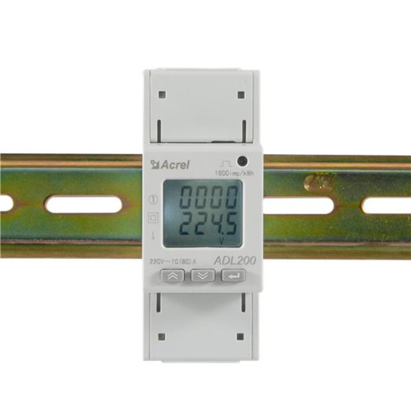 Quality Acrel ADL200 Single Phase Din Rail Meter Voltage And Current Meter Modbus Din Rail Single Phase Energy Meter Data Logger for sale