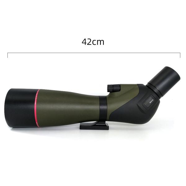 Updated 20-60x80 BAK4 Angled Telescope With Tripod And Carrying Bag And Smartphone Adapter