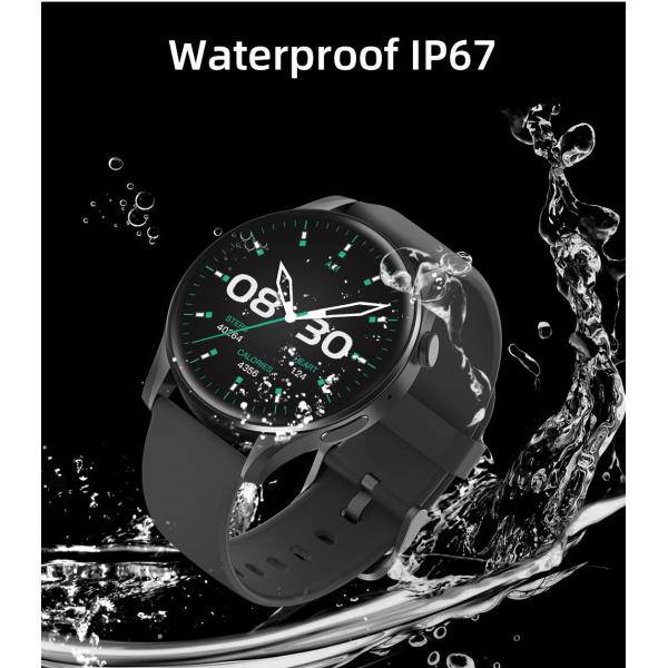 Ip67 Bluetooth Call Smart Watch 250ma Step Count Calorie Heart Rate Monitor Touch Screen Smart Wrist Watch For Adults