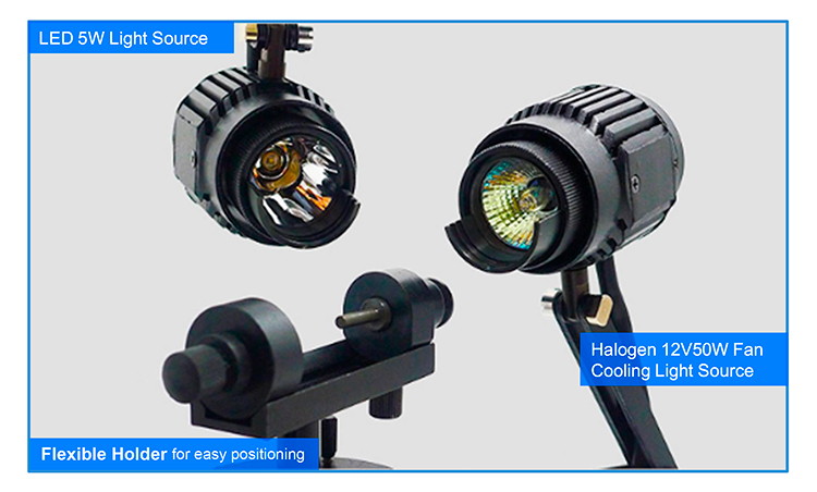 OPTO-EDU 3.2x - 192x Binocular Forensic Comparison Microscope with LED Illumination for Student and School Applications