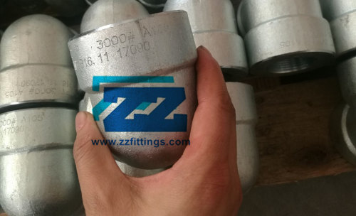 ASTM A105 Scoket Weld Fittings 90 Degree ASTM A105 Socket Weld Elbow , Galvanized Welded Steel Pipe Fittings