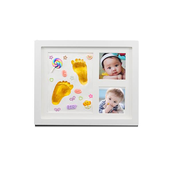 9×11‘’ Baby Hand And Footprint Photo Frame With Decorations / Paint Color
