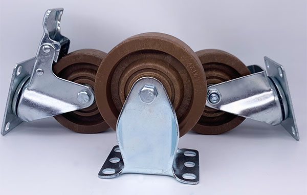 Phenolic Resin Wheel High Temp Resistant Rigid Caster 3 Inch