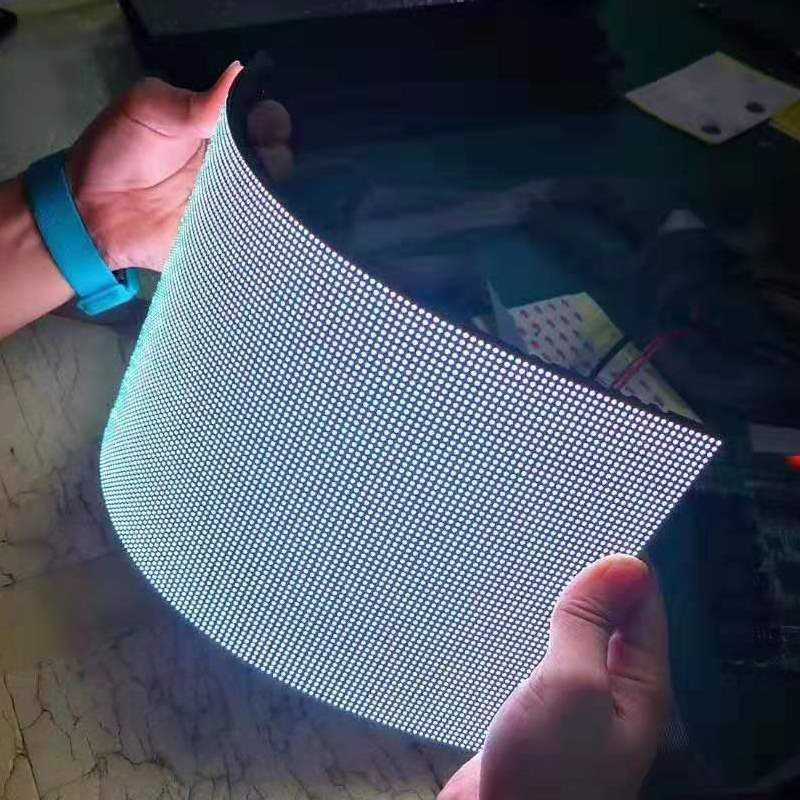 Indoor Soft Flexible LED Display Screen Practical For Advertising
