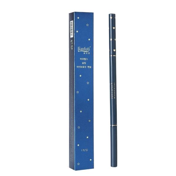 Custom Eyebrow Pencil Paperboard Cosmetic Packaging Box with Quick Production Time / Glossy Finish