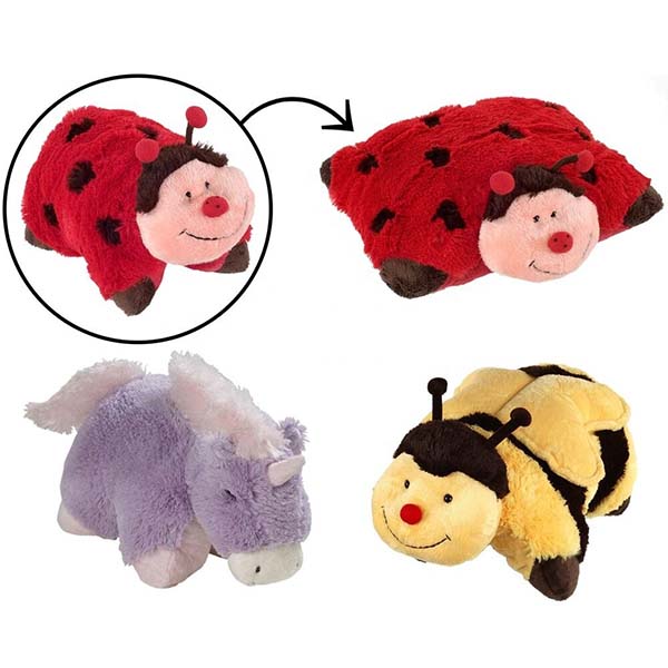 BPA Free Washable Chenille Animal Shaped Soft Plush Pillow