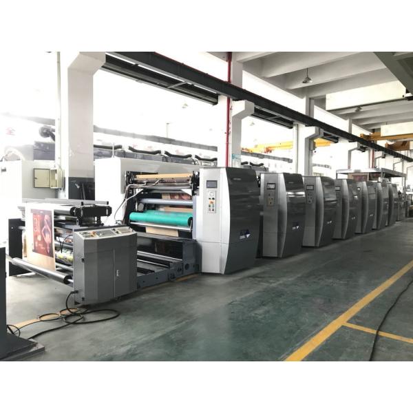 Fully Automatic Kraft Paper Flexo Printer With Water Based Ink 6 Colors Petal Type