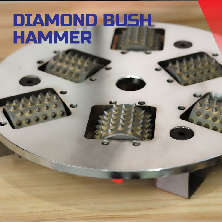 Vaccum Brazed Diamond Bush Hammer for Marble Grinding Excellent Service and in Cutting