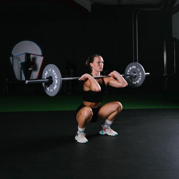 51mm Rubber Dumbbell Plates 15kg Fitness Gear Weight Plates Black