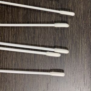 China White Sponge Throat Swab Stick , Combined Throat And Nose Swab wholesale