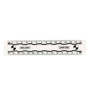 P117 15cm white background PVC photographic evidence scale