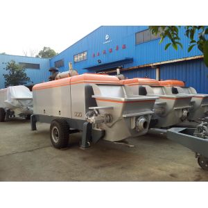 China 110kw Mobile Hydraulic Concrete Pump Easy To Troubleshoot And Maintain wholesale