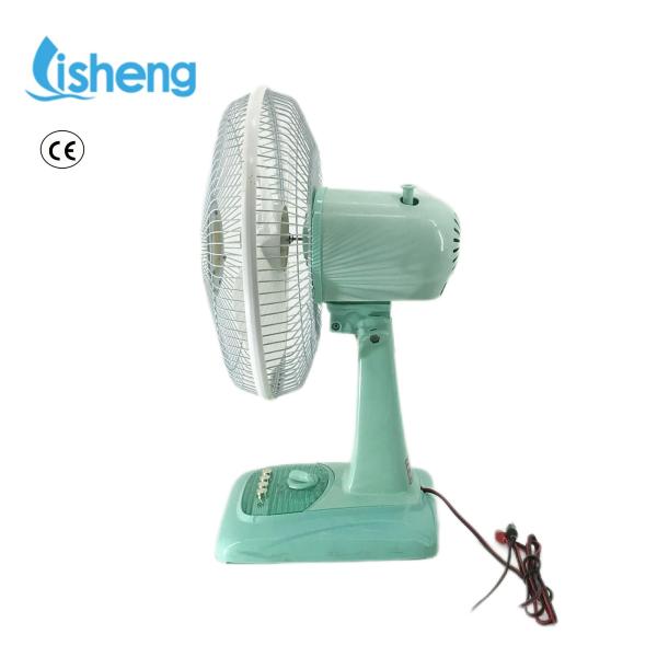 Energy Saving Rechargeable Table Fan 12 Inch DC Solar 12V 13W