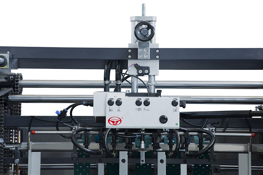 Film lamination machine detail