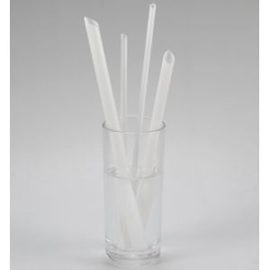 Individually Wrapped Plastic Straws Compostable PLA Cups With Lids