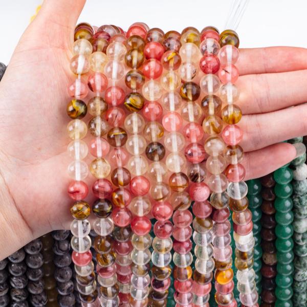 4/6/8/10/12mm Gemstone Loose Beads Semi Precious Stones For Jewelry Making