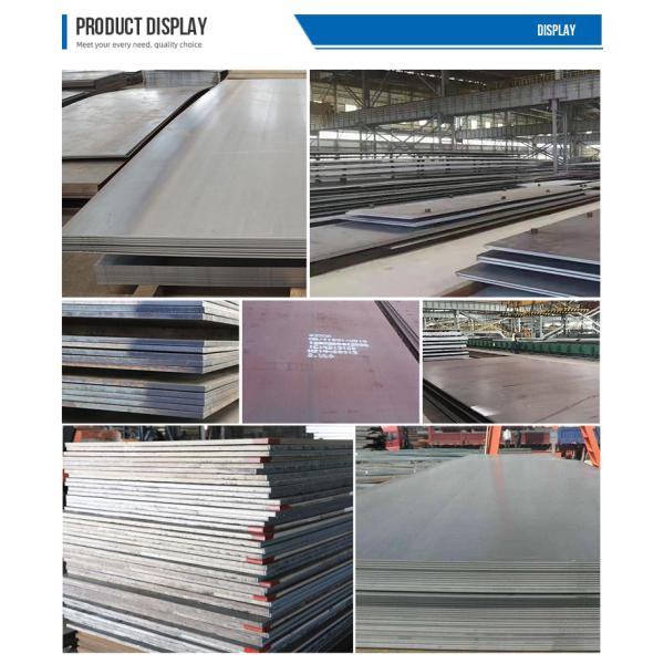 High Quality Hot Rolled SPHC A36 A572 S235JR SS400 Steel Plate for Containers Ships Boilers