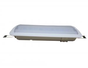China Battery Operated LED Ceiling Recessed Emergency Light With Fire Resistance ABS on sale