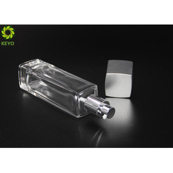 Empty Glass Pump Bottles 100ml For Skin Moisturizing Products OEM Available