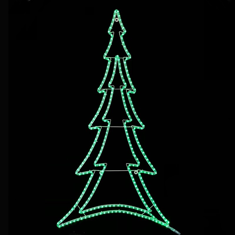 Christmas snowflake pattern LED rope light motif light IP55 various sizes and colors OEM/ODM acceptable steady/flash LED