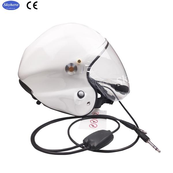 Powered paraglider helmet PPG helmet white Paramotor helmet 820g+/-50g EN966 certificated blue red black grey