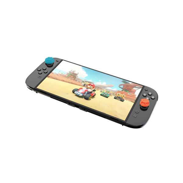 Circular Texture Colorful Silicone Thumbstick Caps for Nintendo Switch 2