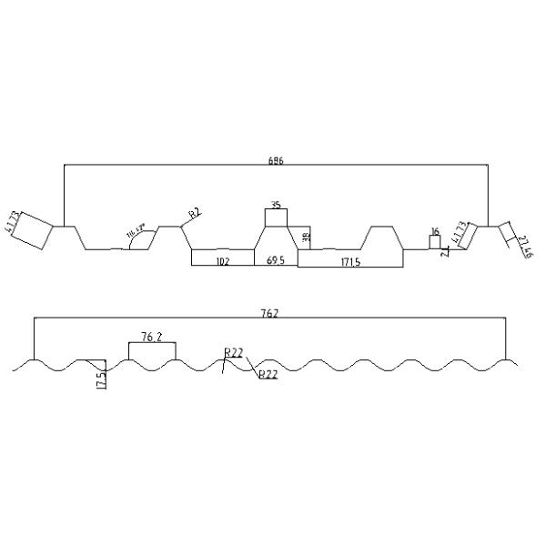 Double Layer Steel Structure Ribbed Panel Machine Fully Automatic Control System