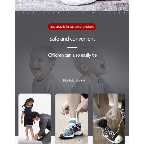 No tie shoelace lazy shoelace dress shoes Adventure Camping Running Fashionable printed funny shoelaces Customied