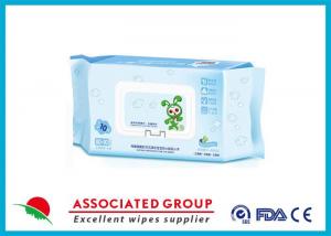China Fresh Wet Wipes For Infant Skincare , Chemical Free Gently Protect 80pcs Flip Top wholesale