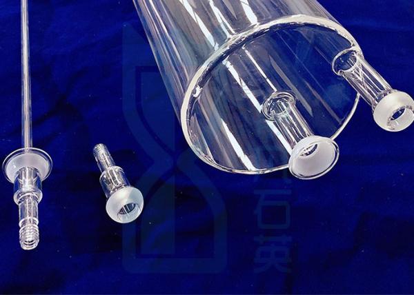 Quality Furnace Quartz Tubing With Large Quartz Flanges And Quartz Joints for sale