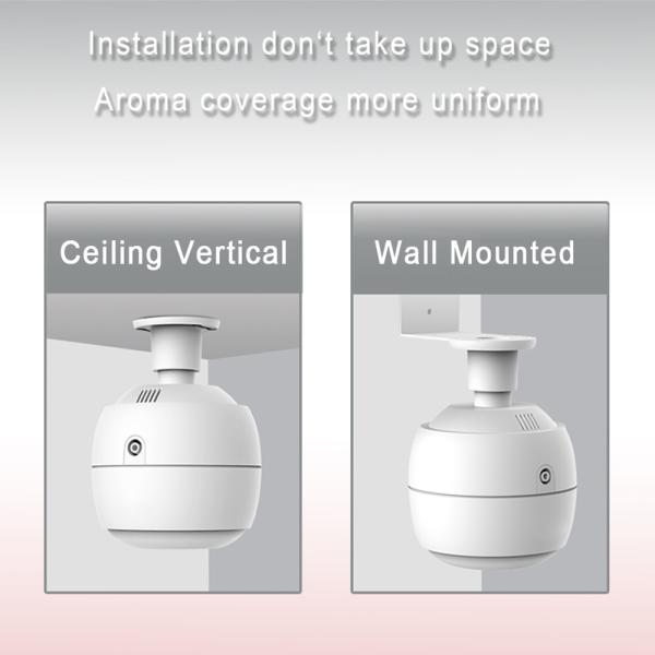 New Design Ceiling Fragrance Diffuser Machine 250ml Bluetooth Essential Oil Diffuser Electric Scent Diffuser for Hotel