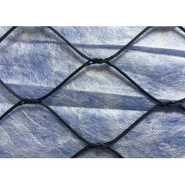Softly Flex Decorative Wire Mesh Fencing , PVC / Nylon Woven Rope Mesh