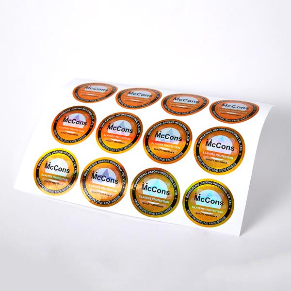 Custom Made Business Round Sticker Labelsr CMYK 4 Color Offset Printing