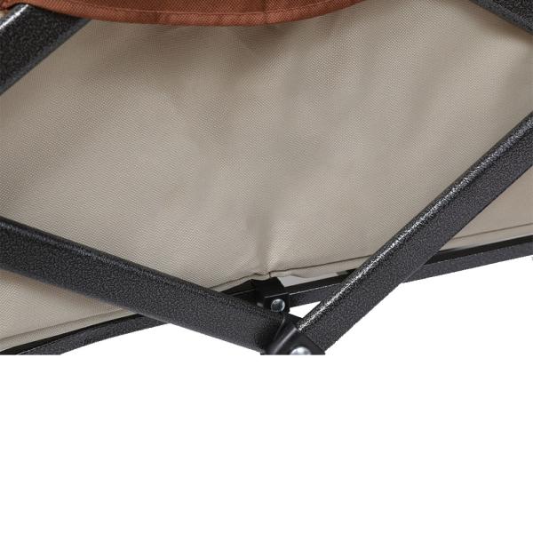 Sturdy and Lightweight Ergonomic Handle Folding Cart for Camping and Garden