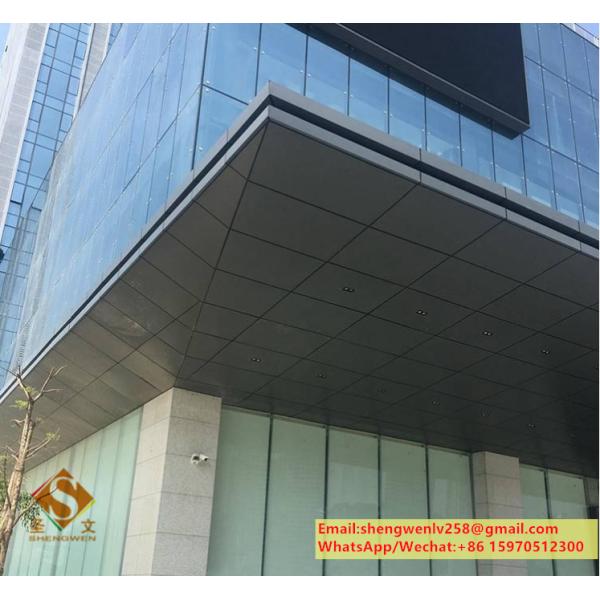 Customized metal facades aluminium cladding sheet with round holes pattern