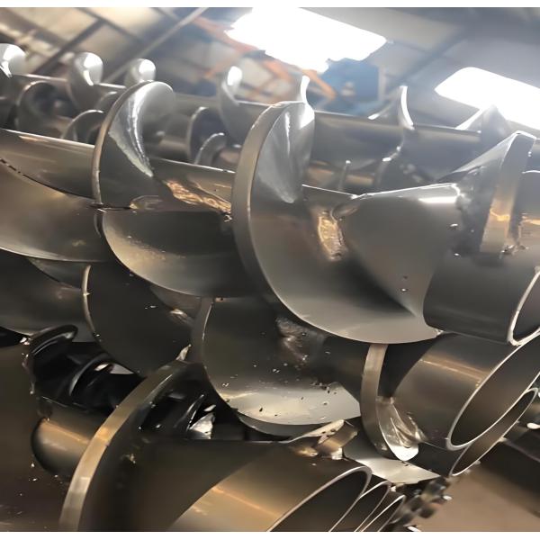Customized High-Strength Segmented 304 Stainless Steel Spiral Conveyor Shaft