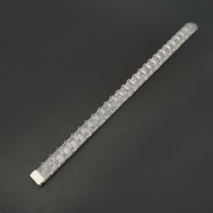 Transparent Plastic Ring Binder 20 Rings Plastic Paper Binder Lightweight