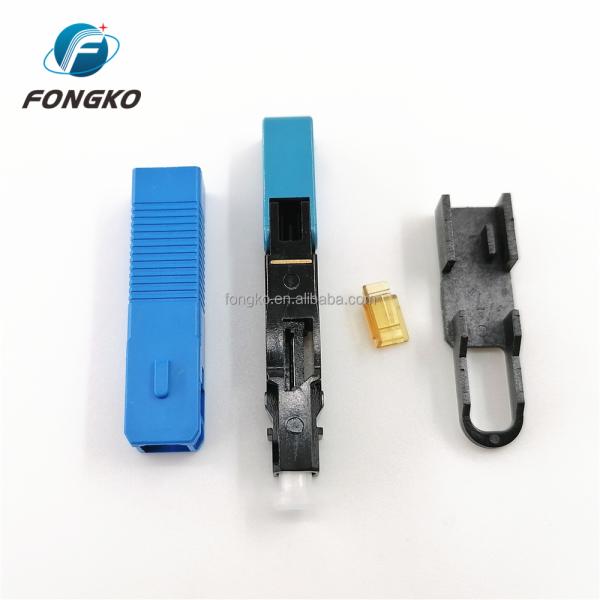 OEM multimode Fiber Optic Fast Connector Sc Upc for FTTH Communication FKSU017