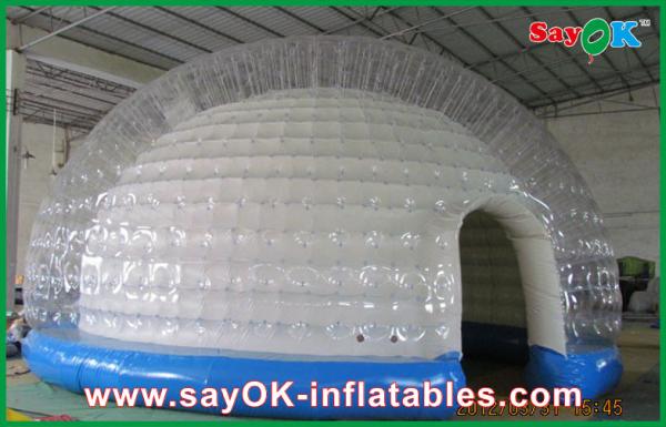 Quality 0.45mm PVC Tarpaulin Inflatable Wedding Tent / Custom Inflatable Tent for sale