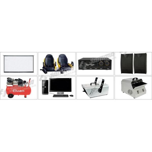 Indoor 7D Cinema Simulator Theater Equipment Special Effects Motion Chairs