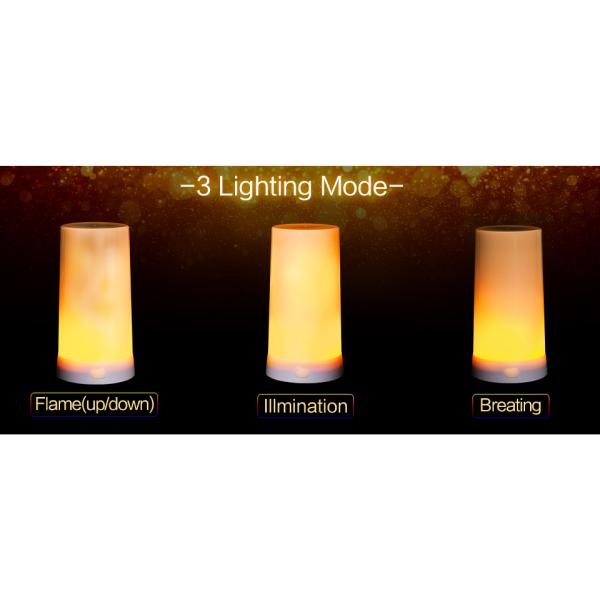 5W DC5V 1A USB Magnetic Gravity Sensor Led Flame Lamp With IR Remote Control